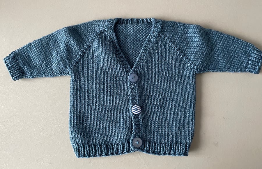 Hand Knitted Baby Cardigan
