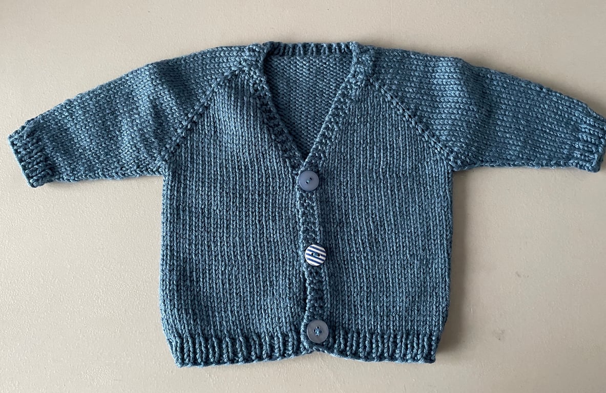 Hand Knitted Baby Cardigan