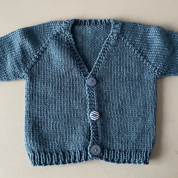 Hand Knitted Baby Cardigan