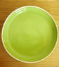 Pasta Bowl - Green Maple Leaves, Pattern - Image 4