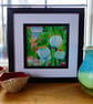Painting - Original garden painting framed