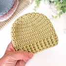 Crochet Baby Beanie Hat  – Newborn Baby Gift