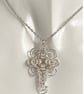 Sterling Silver Chainmaille Celtic Style Pendant - Image 8