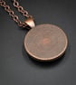 Dalmation jasper and copper handmade gemstone pendant necklace, Pisces jewelry - Image 5