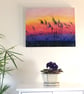 Fen Sunrise Landscape Original Oil Painting