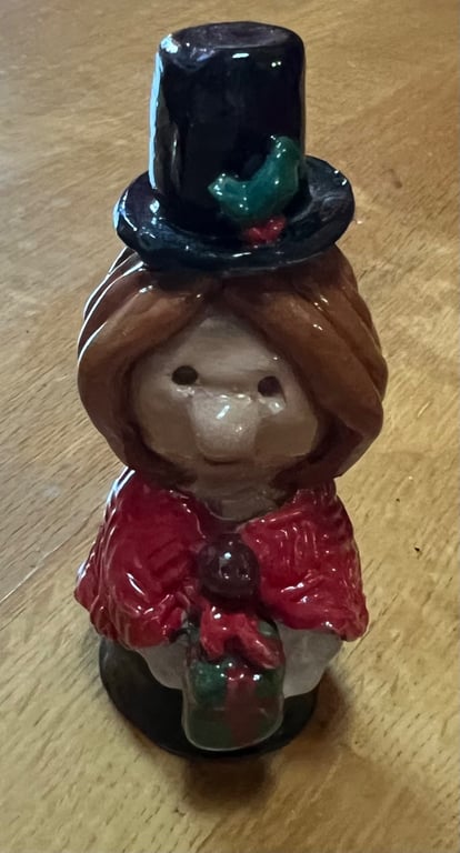 Celyn – Handmade Welsh Christmas Lady Ceramic Figurine