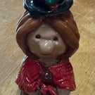 Celyn – Handmade Welsh Christmas Lady Ceramic Figurine