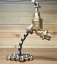 Handmade Floating Tap Sculpture - Recycled Metal Art - Industrial Optical Illusi - Image 2