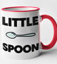Little Spoon & Big Spoon - Set Of Two Mugs - Couple Gift Hilarious Anniversary  - Image 3