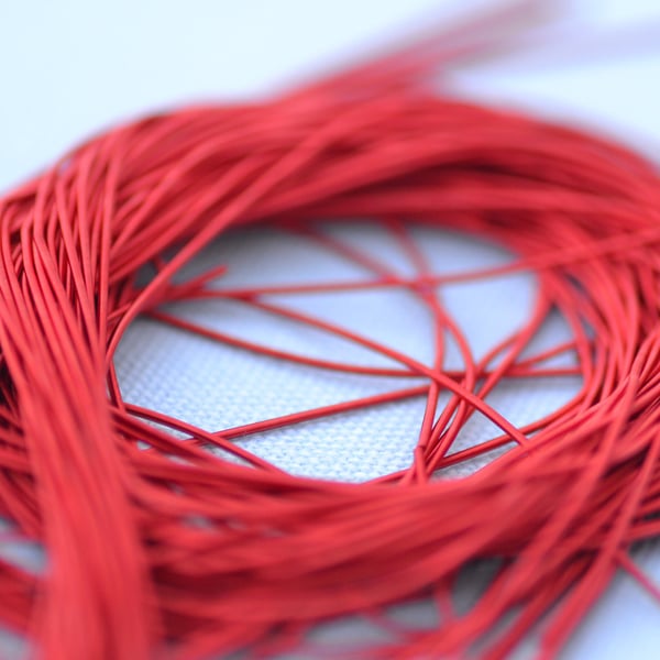 Rough Purl no.6 in Bright Red (Vivid Red)