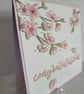  Cherry Blossom Wedding Card - Image 4