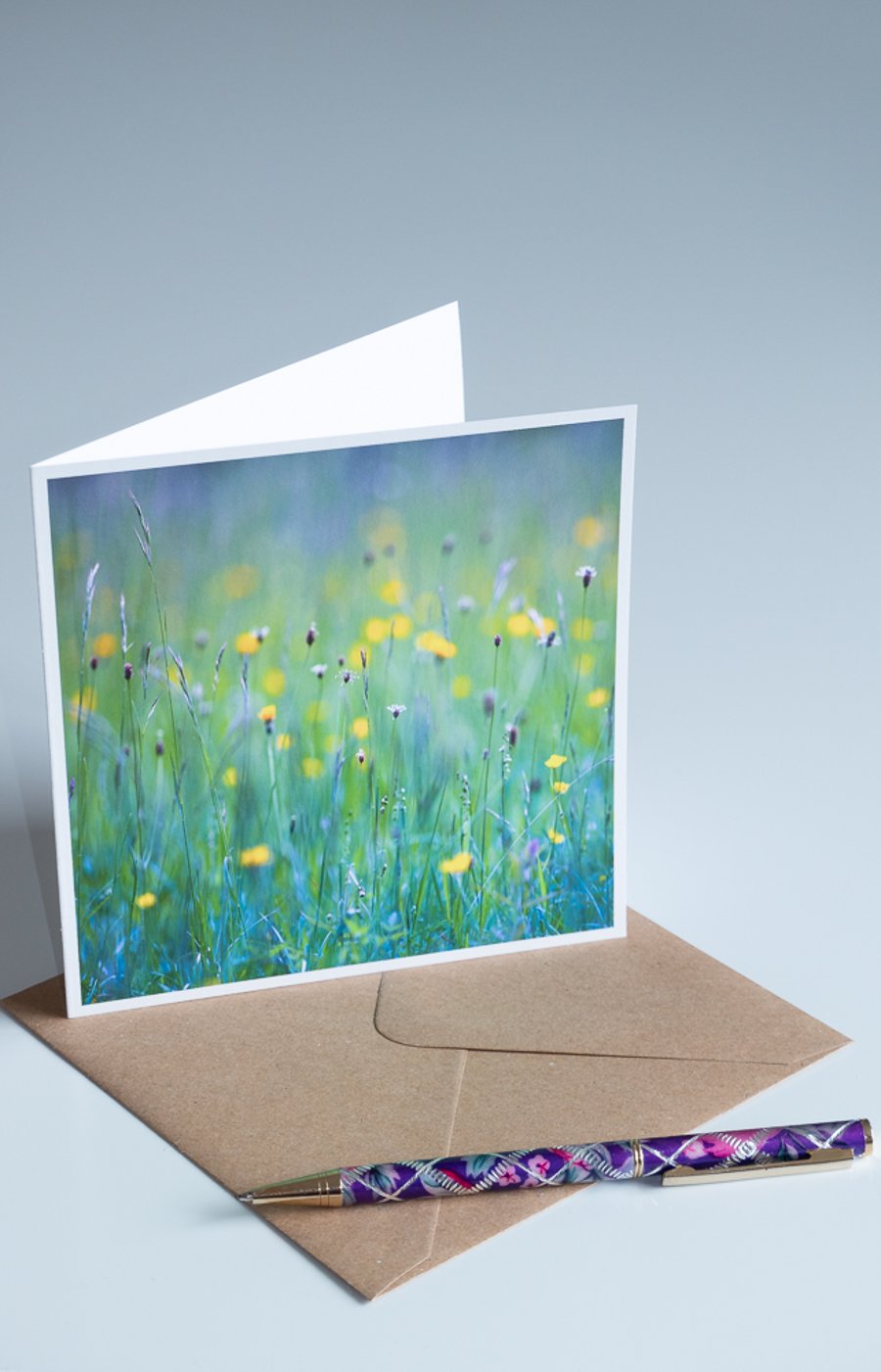Fine Art  Blank Photo Card 'Wildflower Meadow'