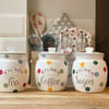 Emma Bridgewater Themed Tea Coffee Sugar Kilner Canisters - Polka Dot