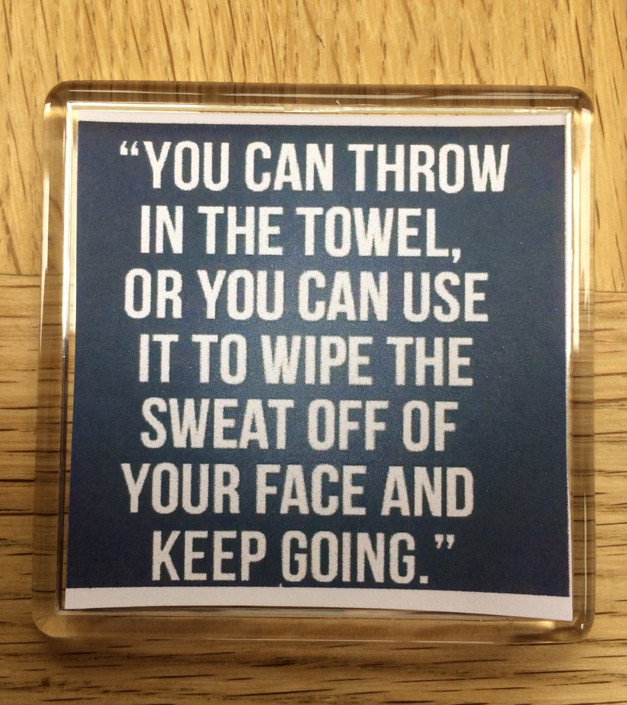 Throw In The Towel Magnet