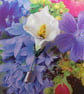 WHITE CALLA LILY- ARUM LILY PIN Wedding Lapel Flower Brooch HANDMADE HANDPAINTED - Image 1