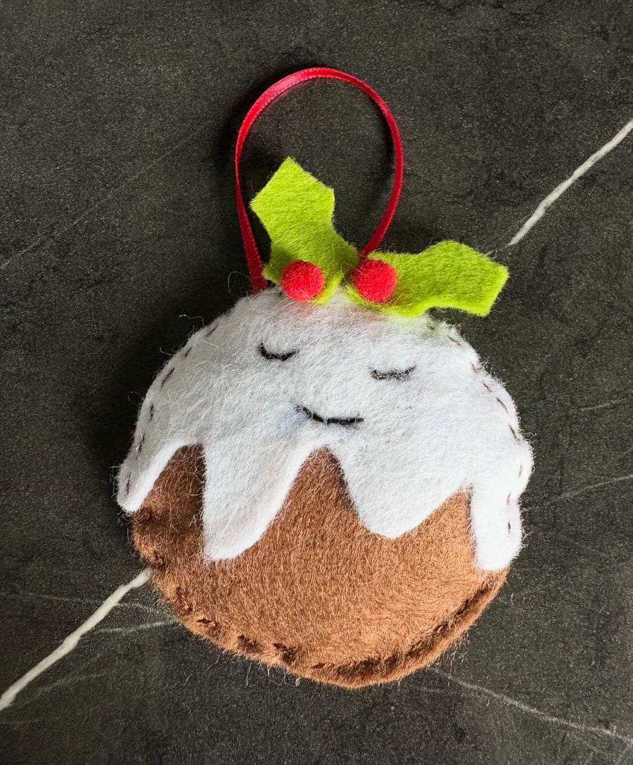 Christmas pudding bauble