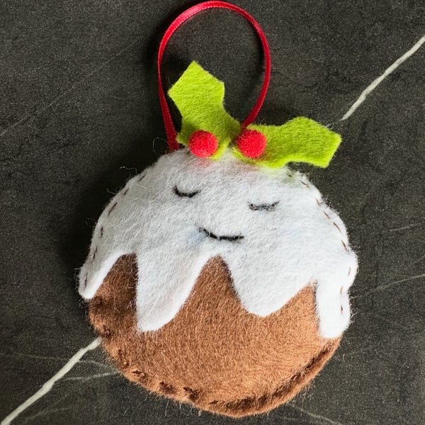 Christmas pudding bauble