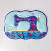 Sewing machine mug rug