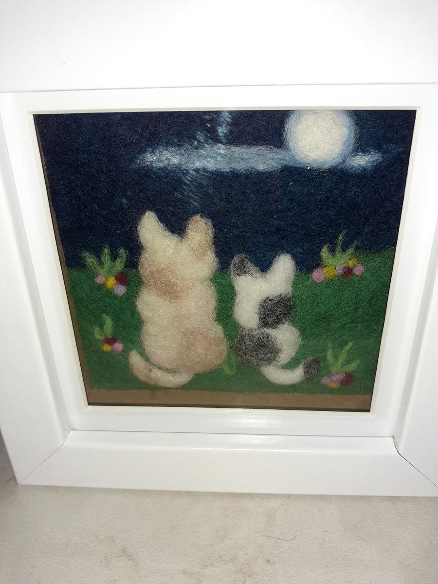 Needle Felted Cat picture