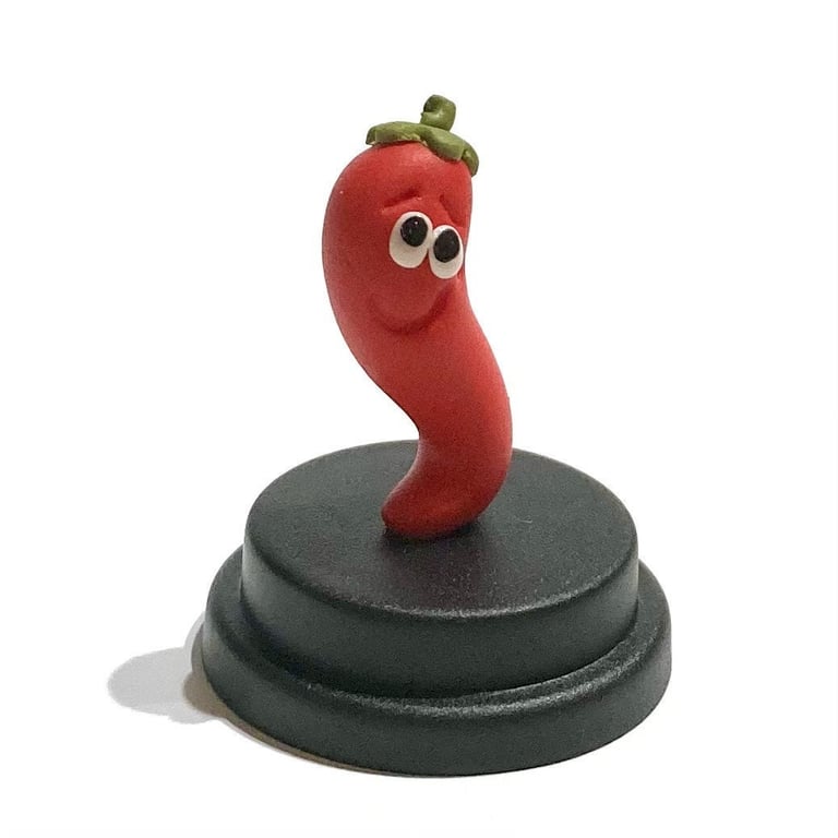 Pet Chili, Pet Chilli, Red chilli pepper, gift for gardener, vegan gift, 