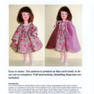 Sewing Pattern for Sindy's sister Patch, Dress, Cape and Tights