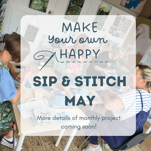 Sip & Stitch MAY – Creative Workshop at Granello Lounge