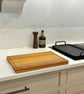 Iroko Chopping Board - Walnut Beech detail Serving Kitchen Board - Image 2