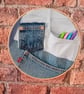 Handmade Denim Pocket Wall Hanging - Medium