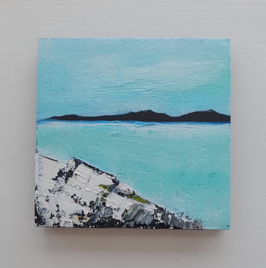 Original Coastal Painting FREE POSTAGE UK