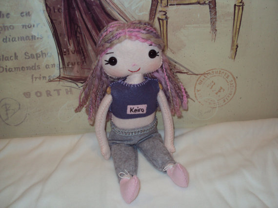 Street Dance Rag Doll. Can be personalized