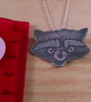 Sterling Silver Raccoon Necklace - Image 3