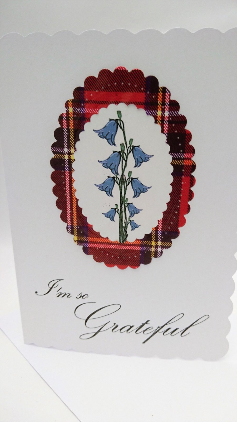 Scottish Gratitude Card,Special Thank You with twofold purpose FREE P&P to UK