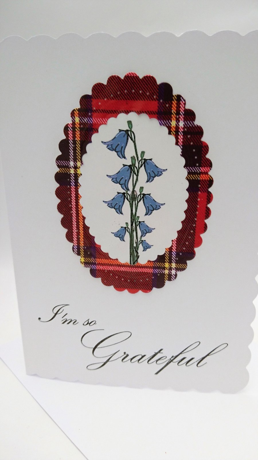 Scottish Gratitude Card,Special Thank You with Folksy