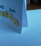 Get well soon card. Handmade flowers. Ref 071.  - Image 4