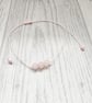 `Cancer is tough but so are you, Support Gift, Pink Rose Quartz Crystal Bracelet - Image 4