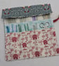 Sale  Knitting Needle and Crochet Hook Roll  