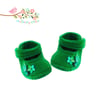 Reserved for Sue - Emerald Green Sequinned Shoes