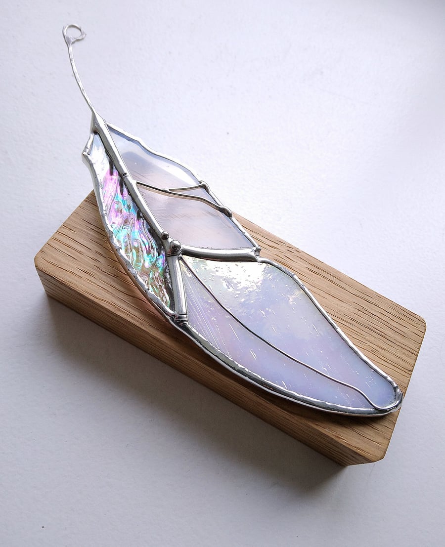 Stained Glass Answer Feather