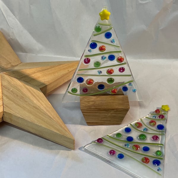 Glass mini Christmas tree