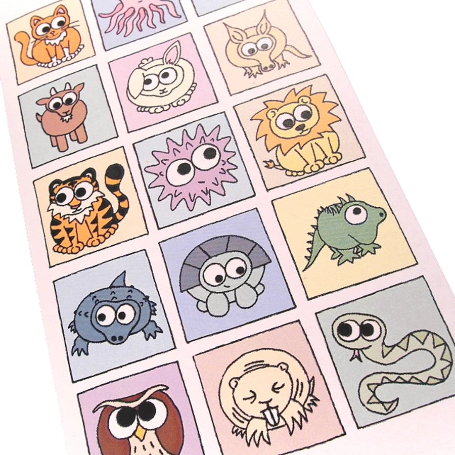 Cryptic Congratulations Card - cute animals spell out message. CT-YCG