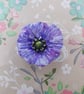 PURPLE POPPY BROOCH Animal Memorial Pin War Amimals Remembrance Pin HAND PAINTED - Image 4