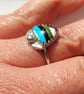 Surfite Adjustable Ring Sterling Silver Stacker Jewellery Gift Handmade Upcycle - Image 2