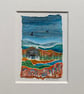 Autumn Cottage - Original miniature collage. A5 Mounted - Image 2