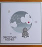 Christmas Card - Rabbit With Clouds - Stormy Blue - Christmas Wishes - Image 4