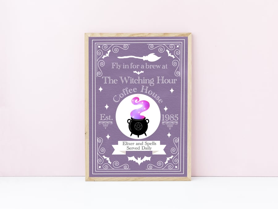 Seconds Sunday, Halloween Kitchen Decor A4 Print