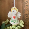 Teeny little ceramic angel