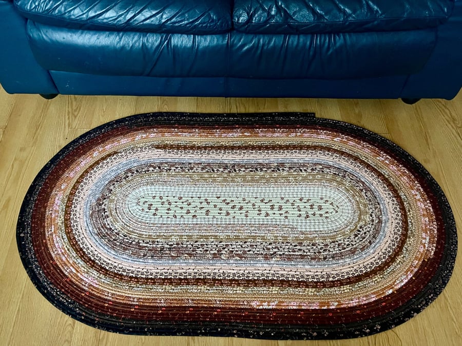 Handmade Jelly Roll Rug