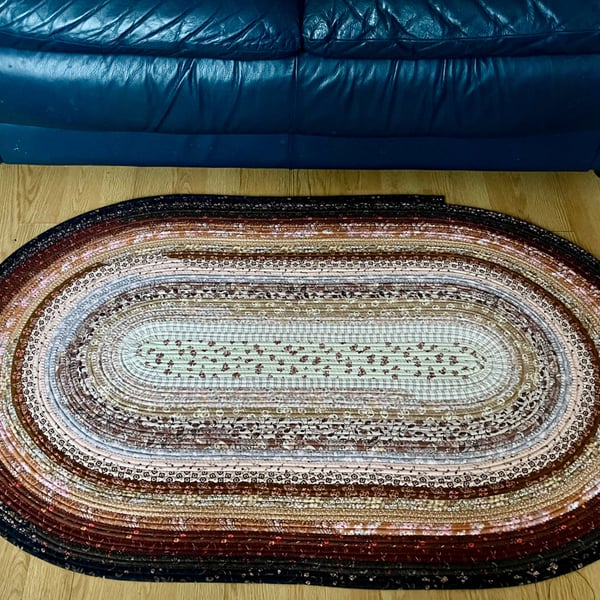 Handmade Jelly Roll Rug