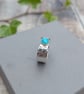 Sterling Silver Oval Patterned Amazonite Wide Band Ring - UK Size P - JBJ4036 - Image 6