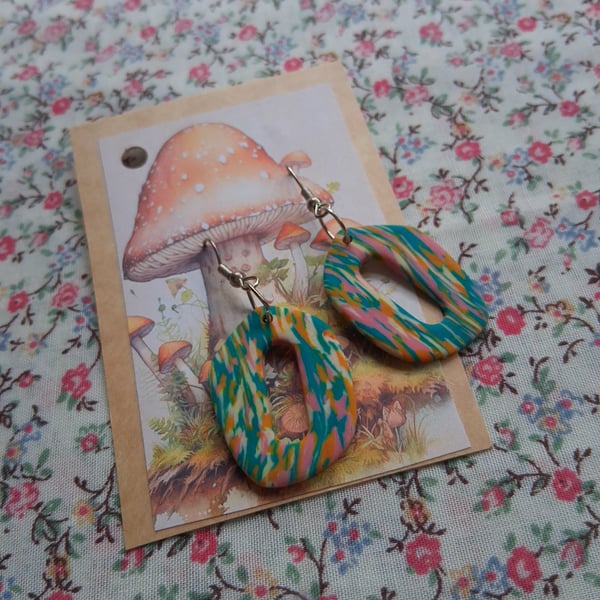 CLEARANCE! polymer clay earrings handmade- reduced-no 2